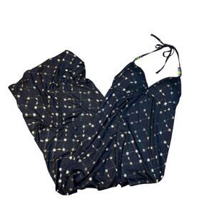 Women's Vintage Rare Y2K Coogi Logo Halter Neck Maxi Dress Small